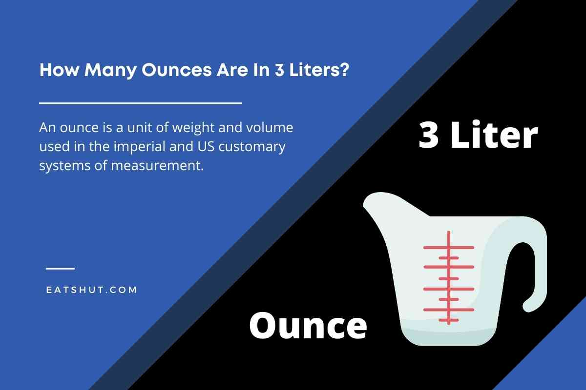 How Many Ounces Are In 3 Liters 3 Liters To Oz Converter 