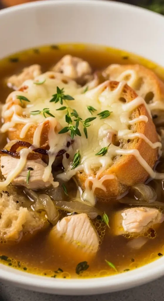 French Onion Chicken Soup 1
