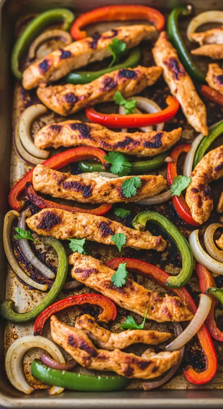 Sheet Pan Chicken Fajitas – Easy Weeknight Dinner in 30 Minutes 2 Sheet Pan Chicken Fajitas 1