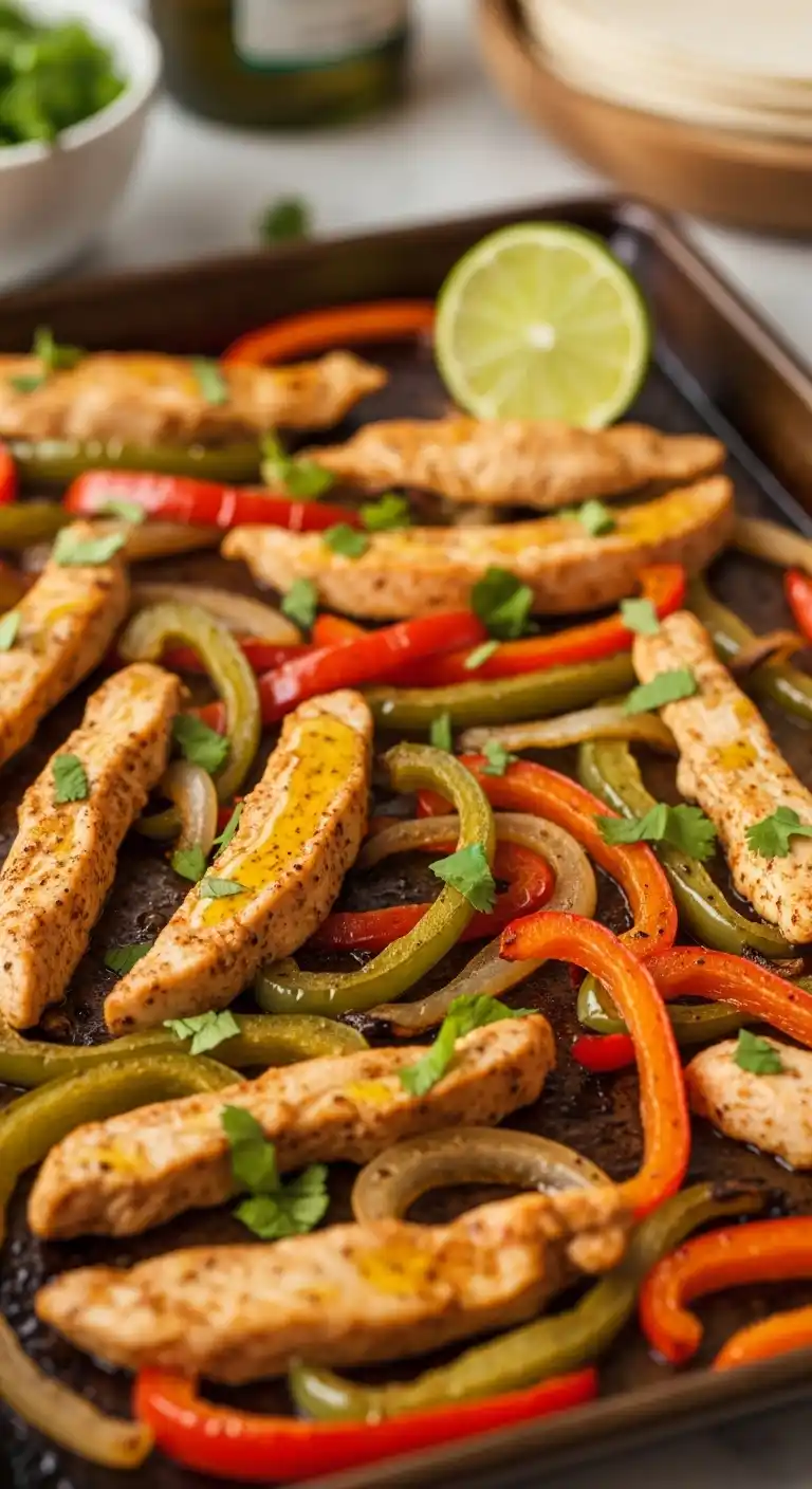 Sheet Pan Chicken Fajitas – Easy Weeknight Dinner in 30 Minutes 3 Sheet Pan Chicken Fajitas 2
