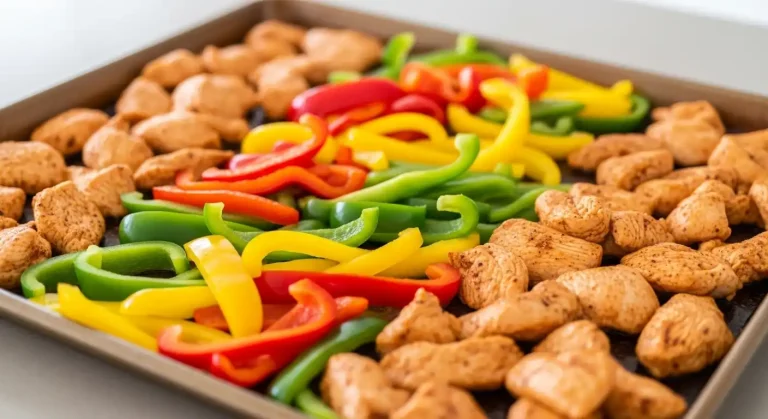sheet pan chicken fajitas 1