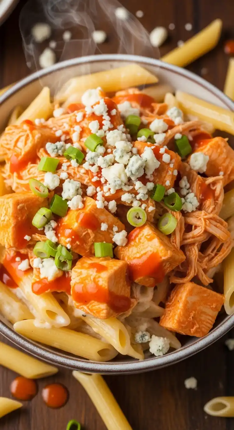 Buffalo Chicken Alfredo Penne 1