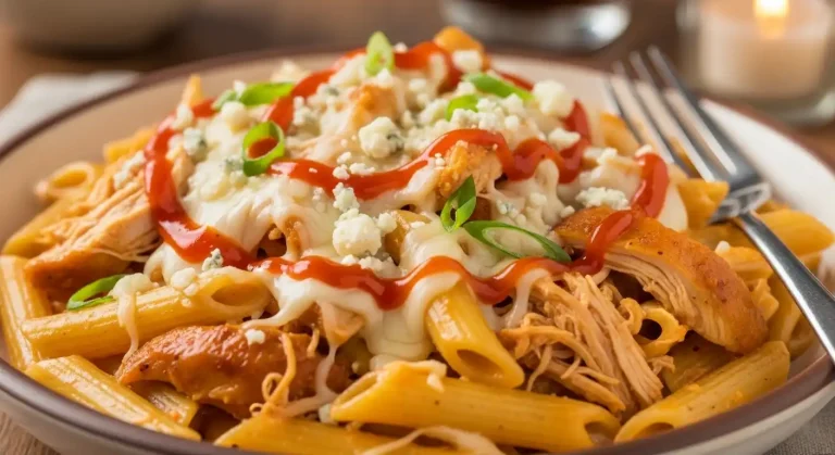 Buffalo Chicken Alfredo Penne