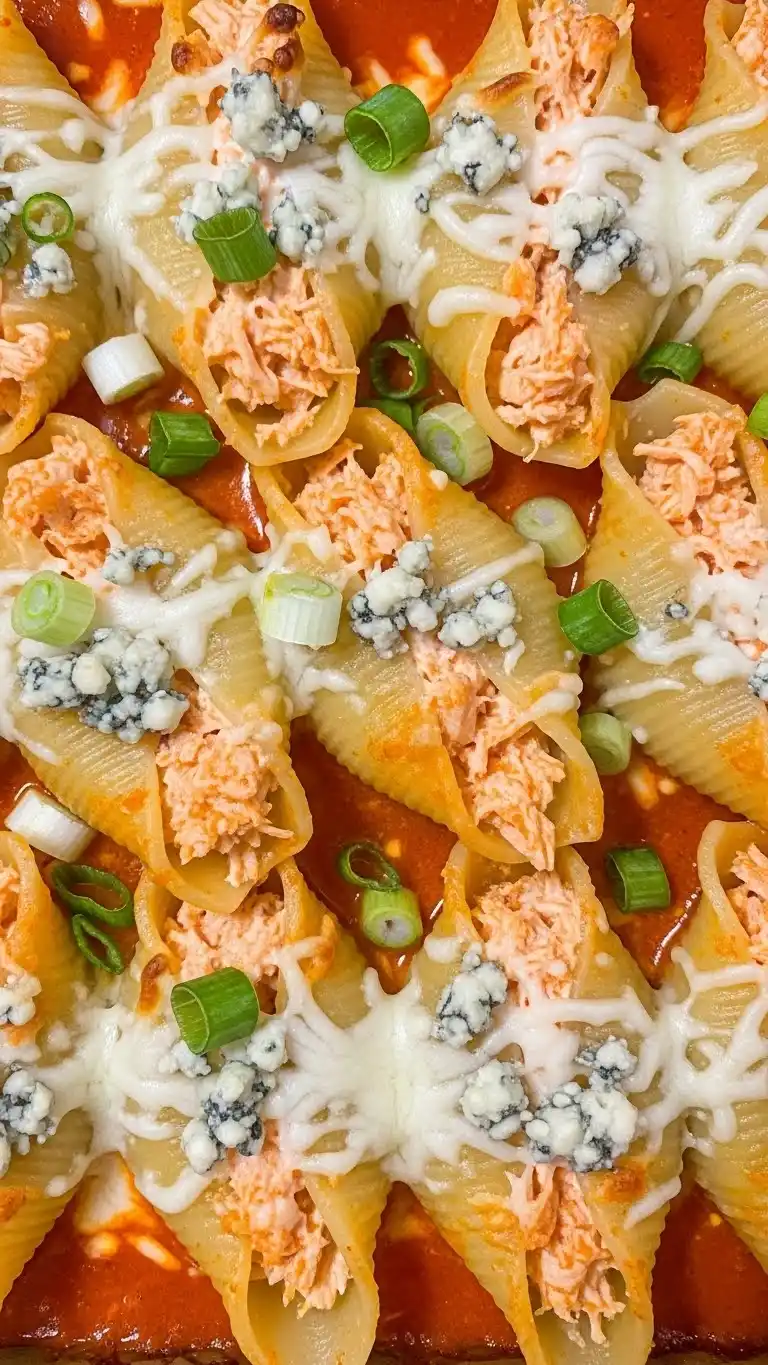 Buffalo Chicken Stuffed Shells 1