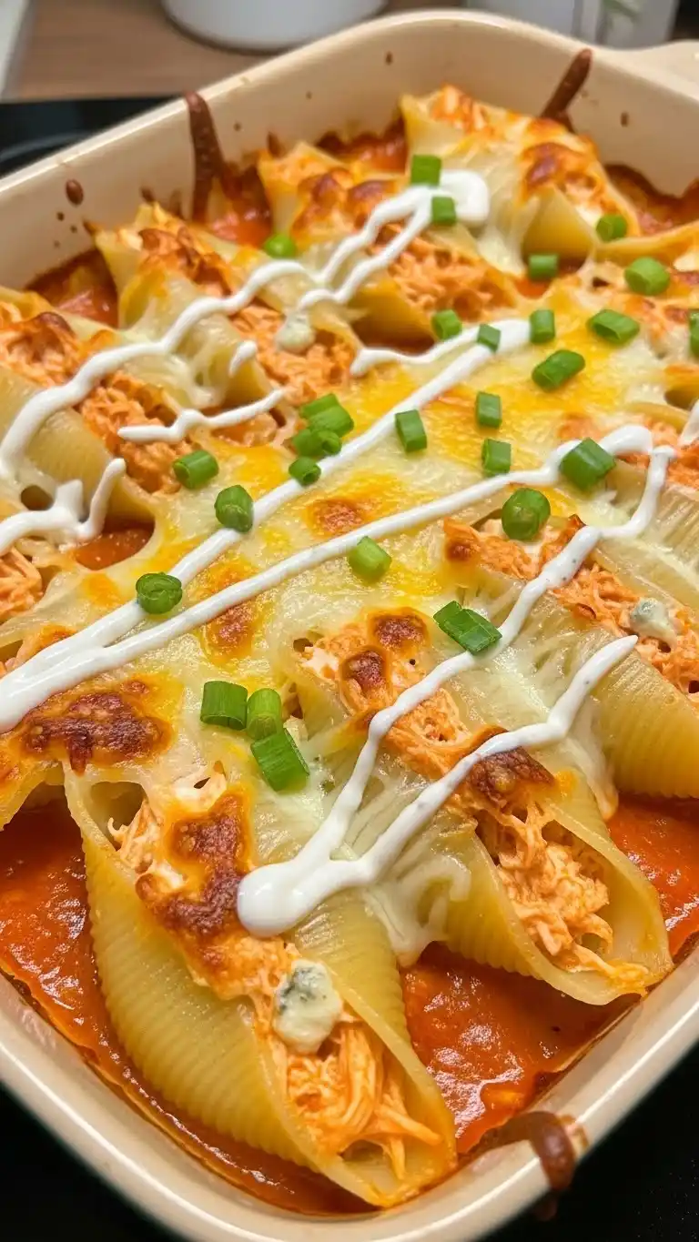 Buffalo Chicken Stuffed Shells 2
