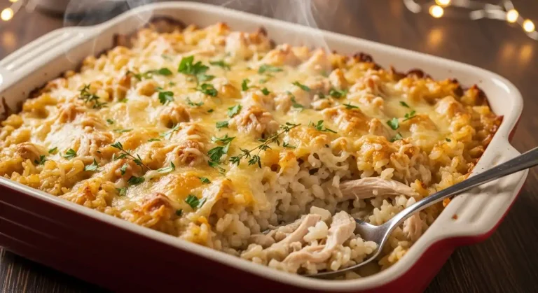 Creamy Chicken and Rice Bake