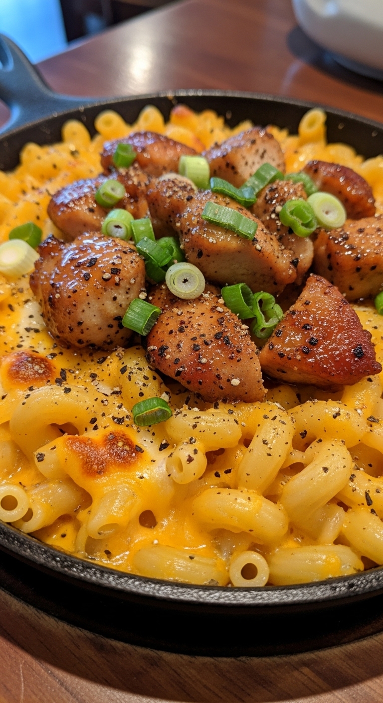 Creamy Honey Pepper Chicken Mac and Cheese 1