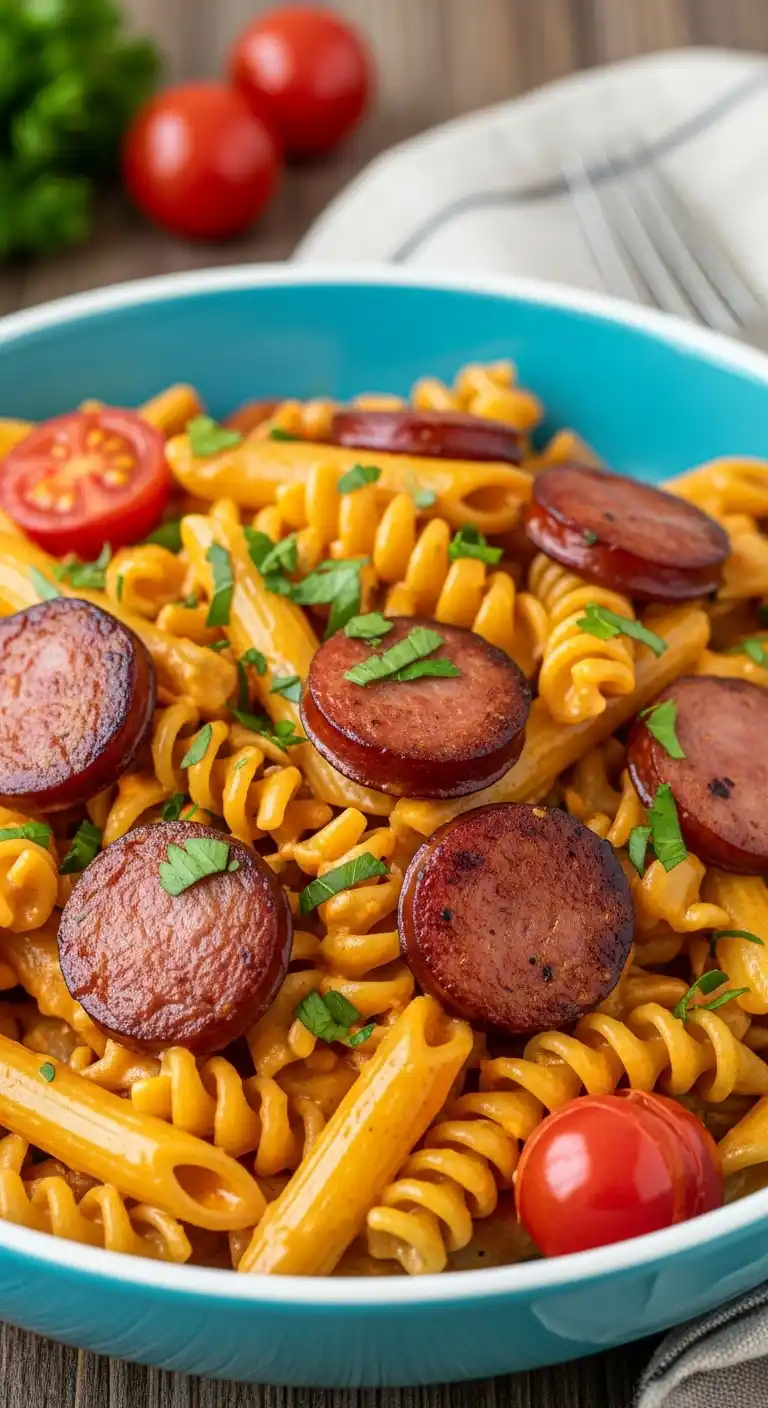 Creamy Smoked Sausage Pasta 1