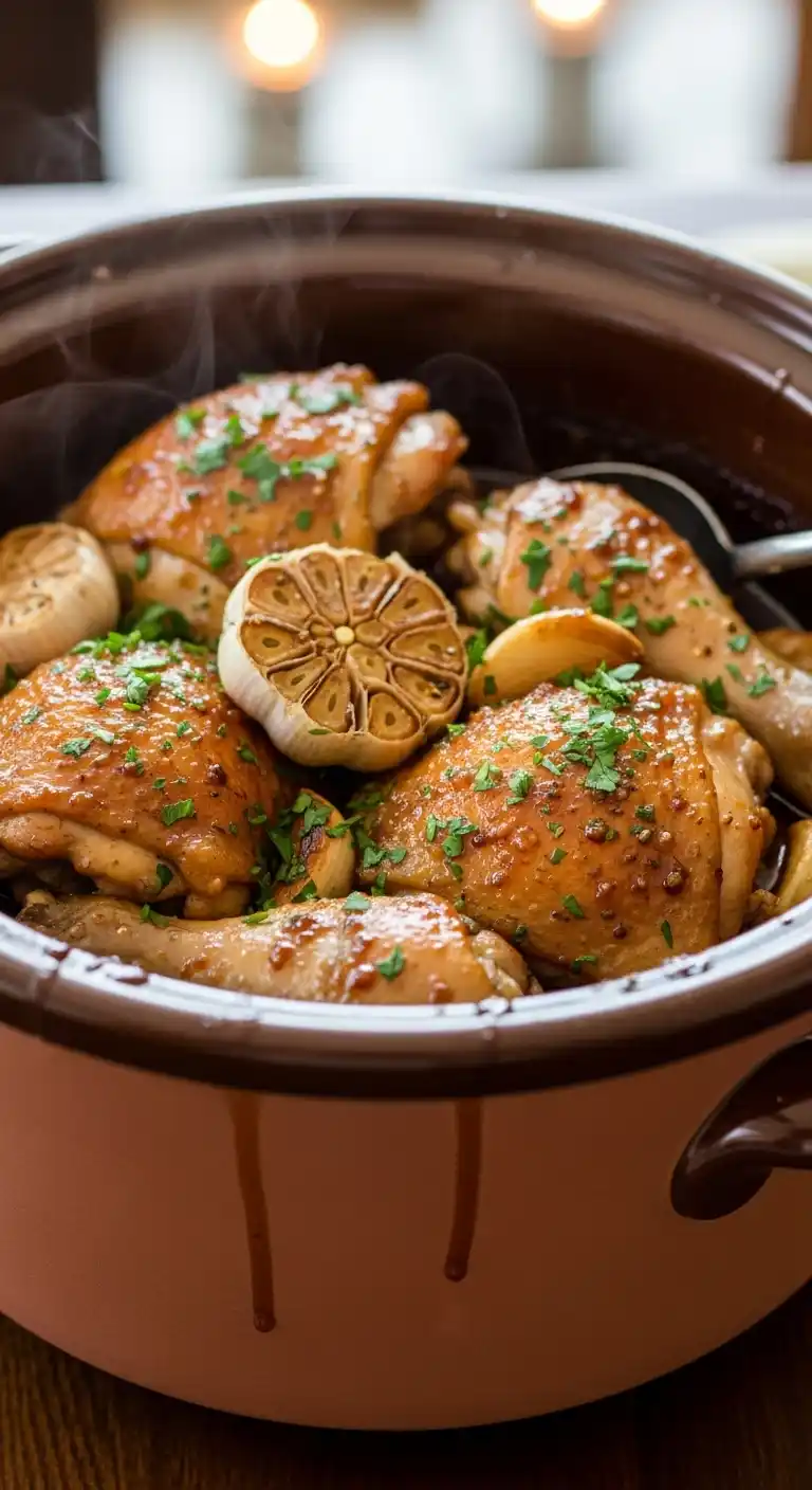 Crockpot Honey Garlic Chicken 1