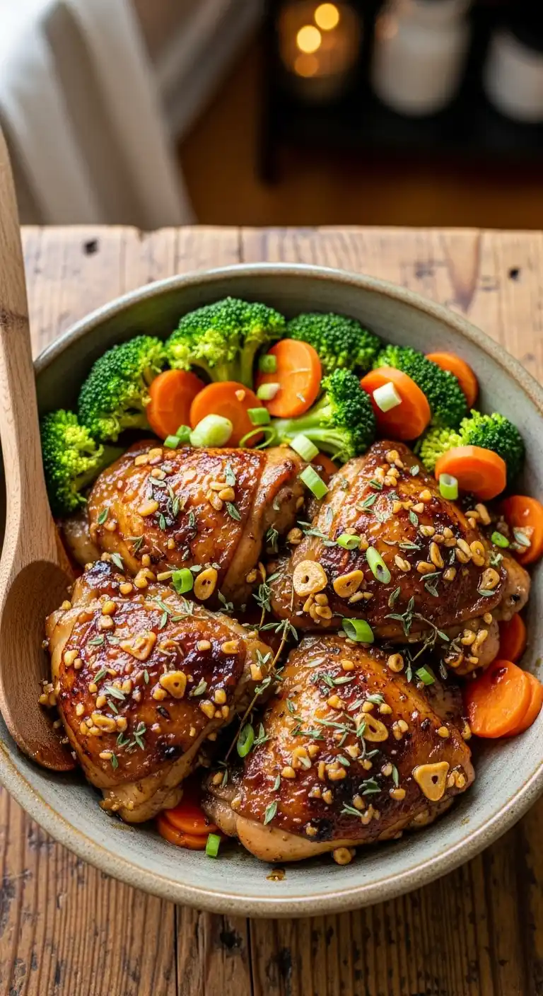 Crockpot Honey Garlic Chicken 2