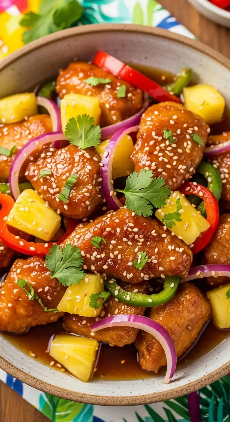 Hawaiian Honey Pineapple Chicken 1