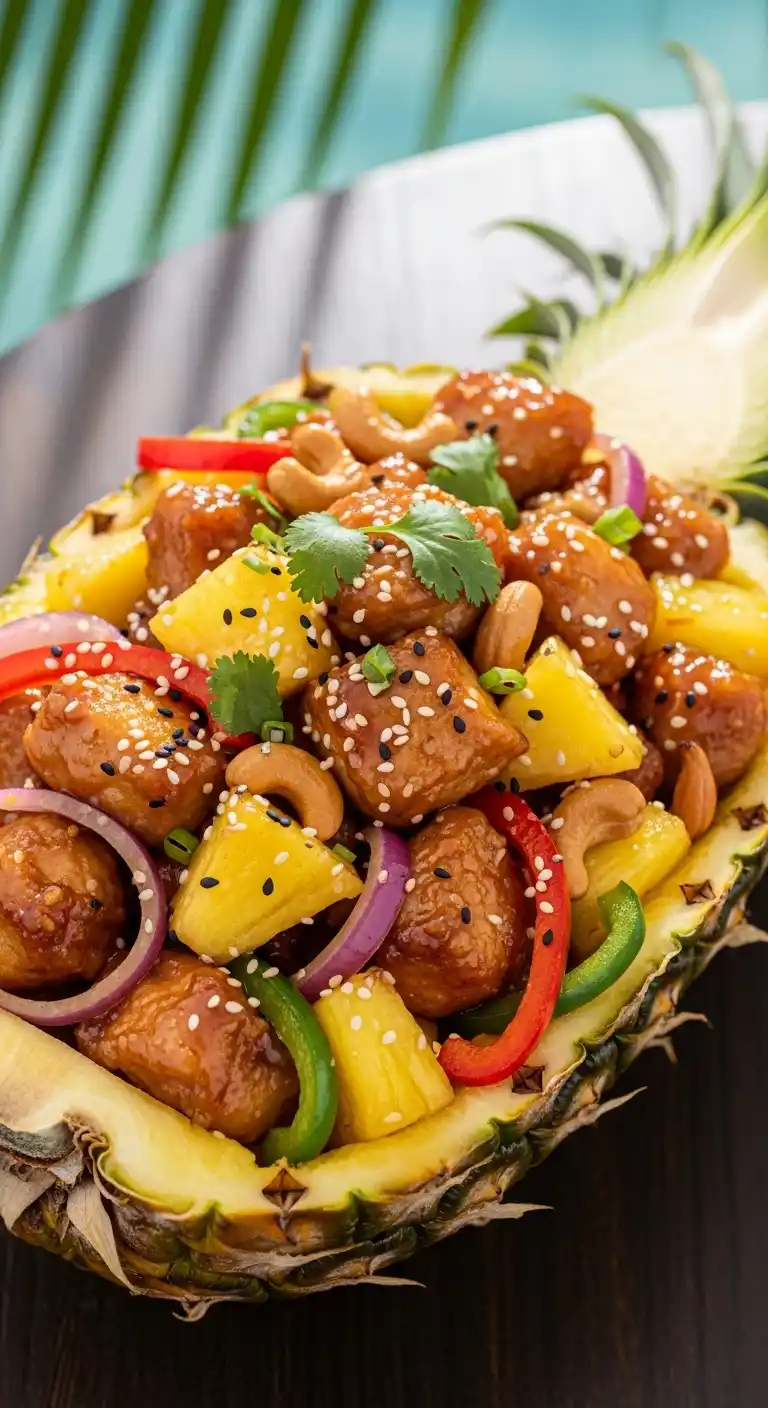 Hawaiian Honey Pineapple Chicken