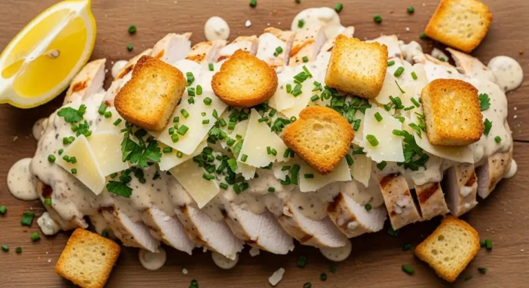 Melt-In-Your-Mouth Caesar Chicken