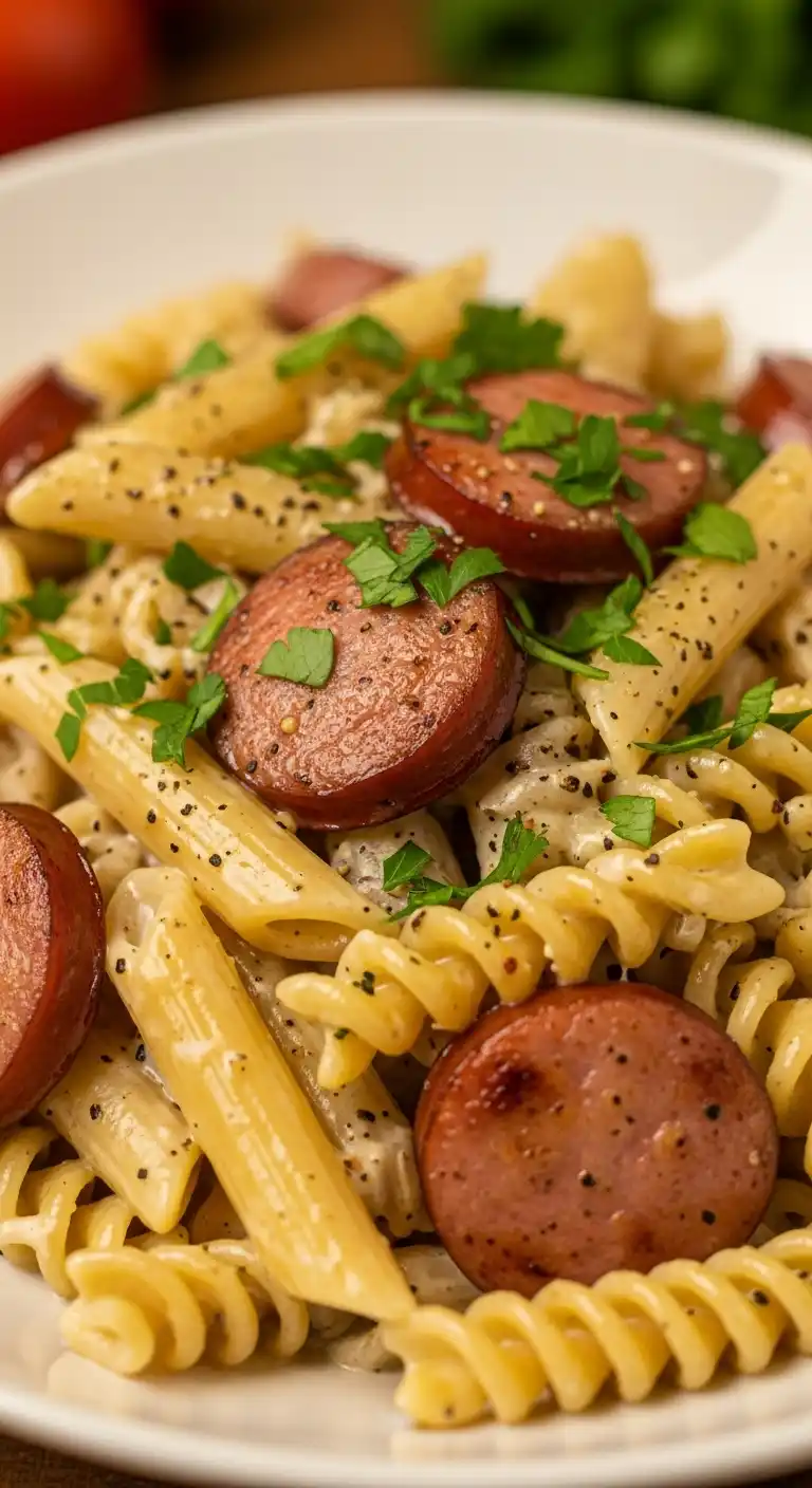 Smoked Sausage Pasta