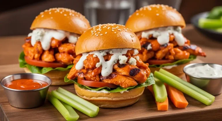 Spicy Buffalo Chicken Sliders