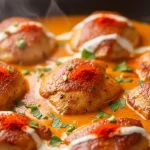Spicy Creamy Paprika Chicken