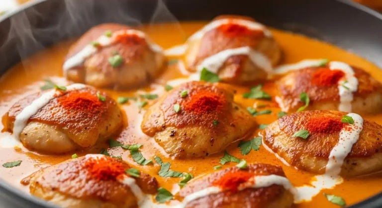 Spicy Creamy Paprika Chicken