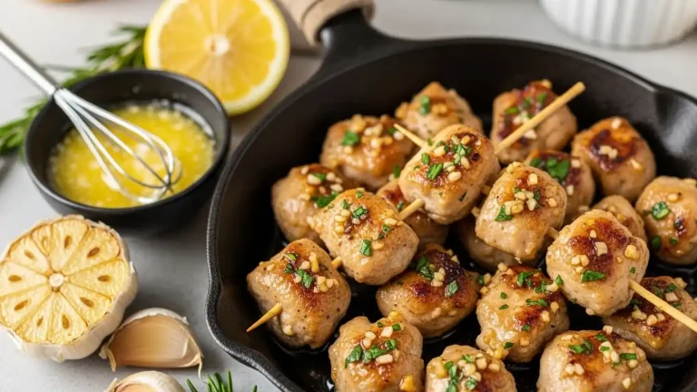 15-Minute Garlic Butter Chicken Bites