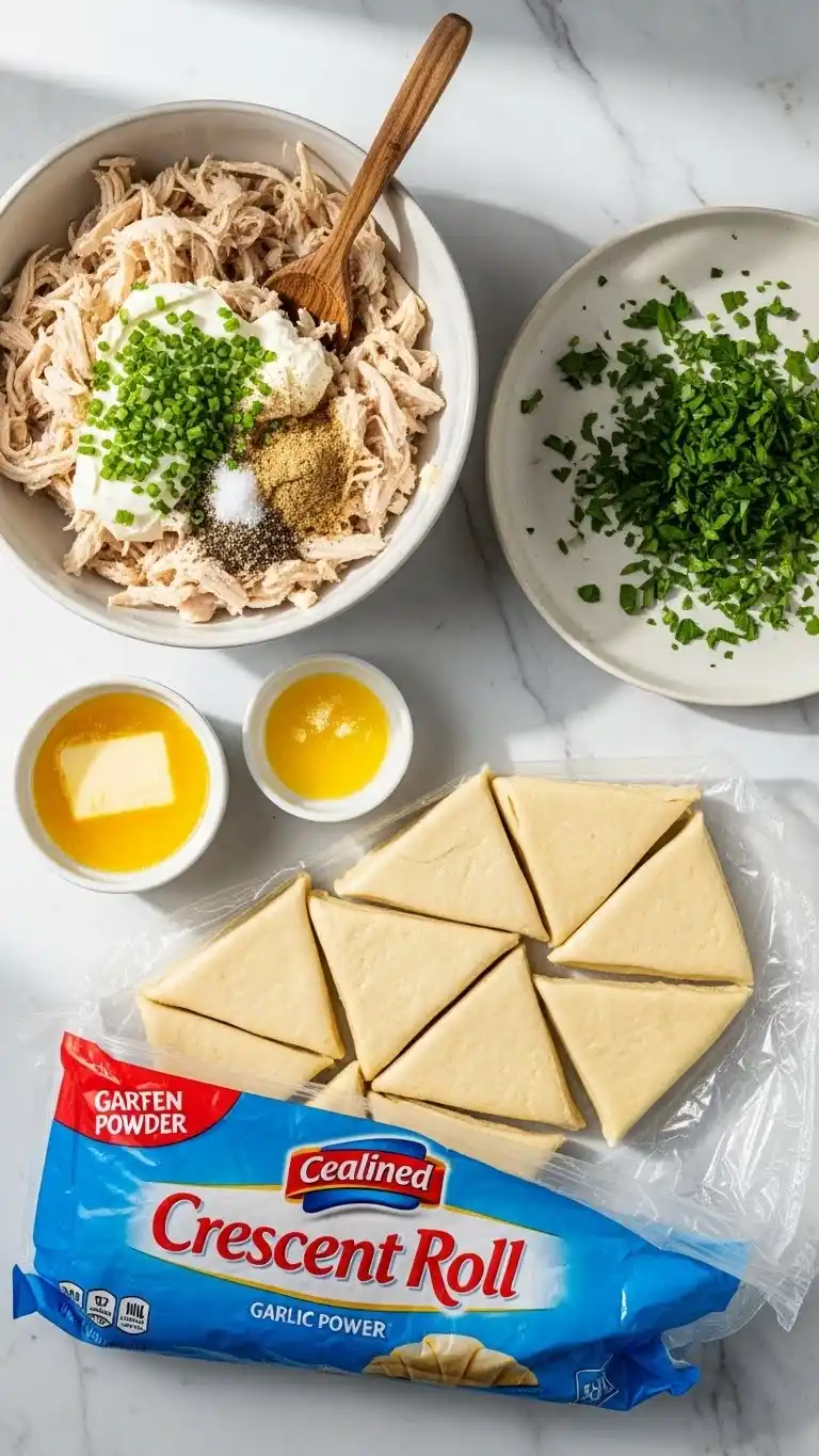 Chicken Stuffed Crescent Rolls 1