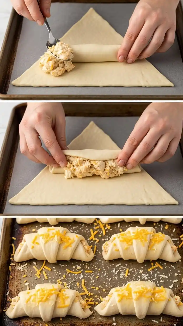 Chicken Stuffed Crescent Rolls 2