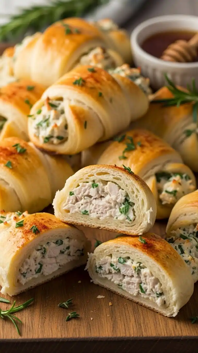Chicken Stuffed Crescent Rolls 3