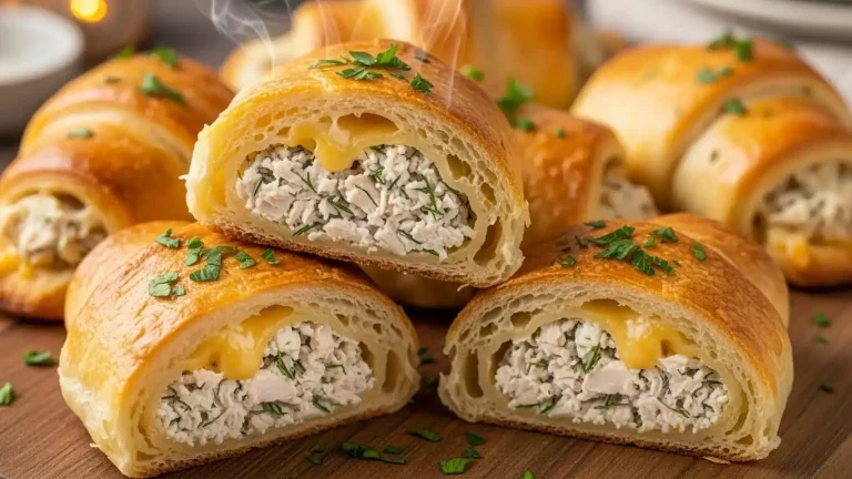 Chicken Stuffed Crescent Rolls