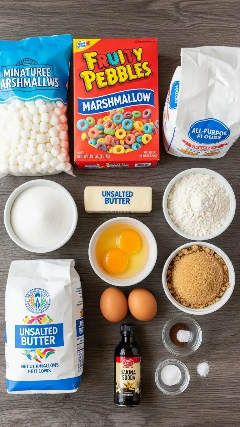Fruity Pebble Marshmallow Cookies 1
