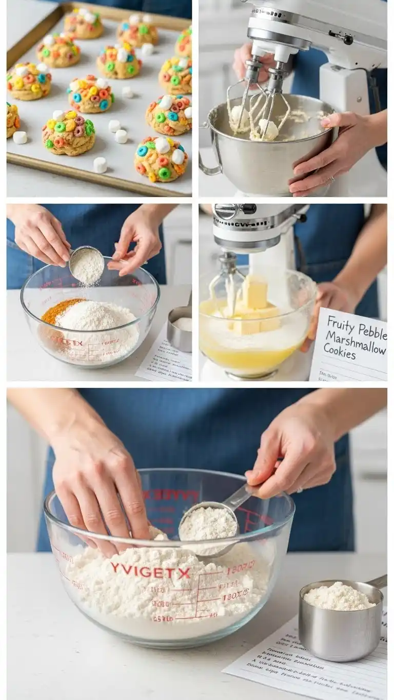 Fruity Pebble Marshmallow Cookies 2