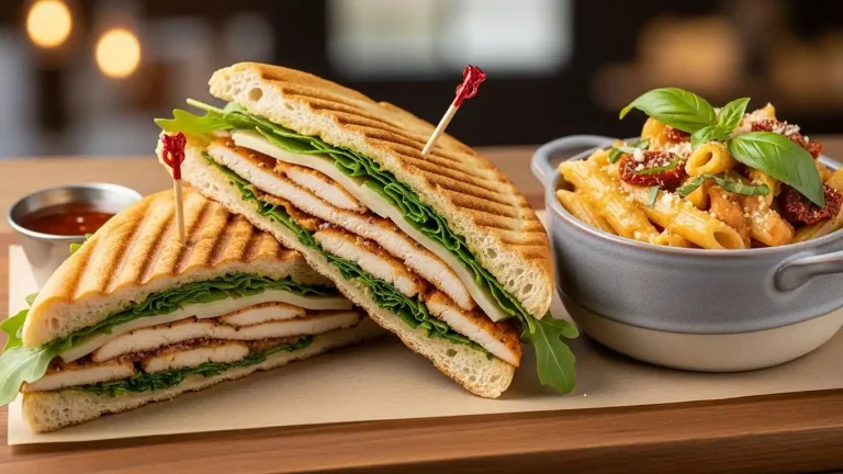 Honey Pepper Chicken Panini Pasta