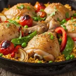One Pan Chicken and Rice Bake 4