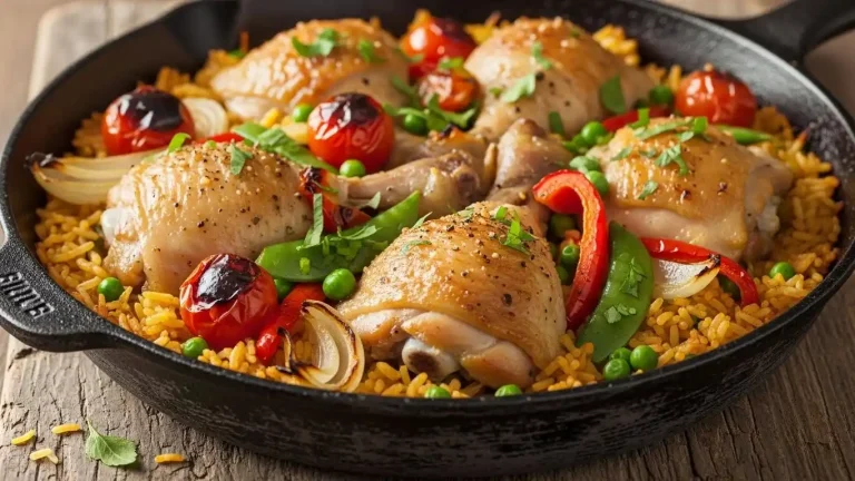 One-Pan Chicken and Rice Bake