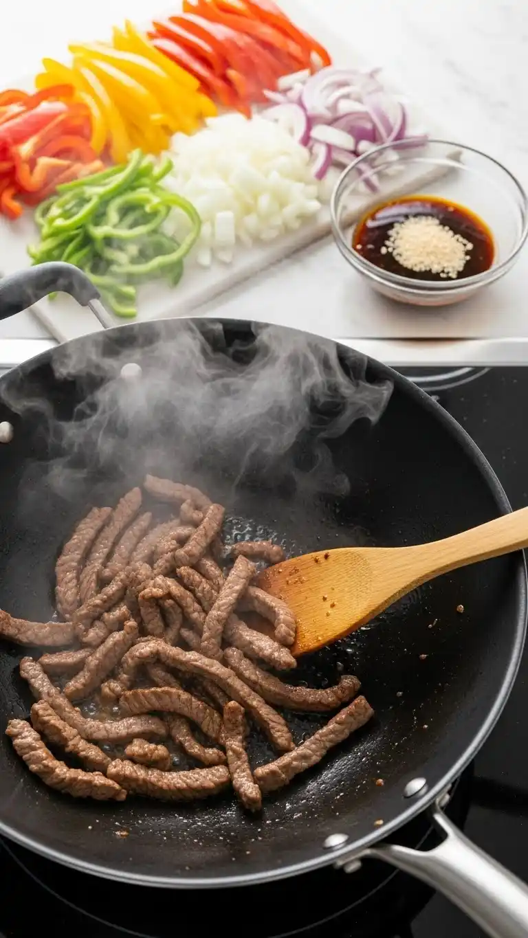 Steak and Pepper Stir-Fry 2