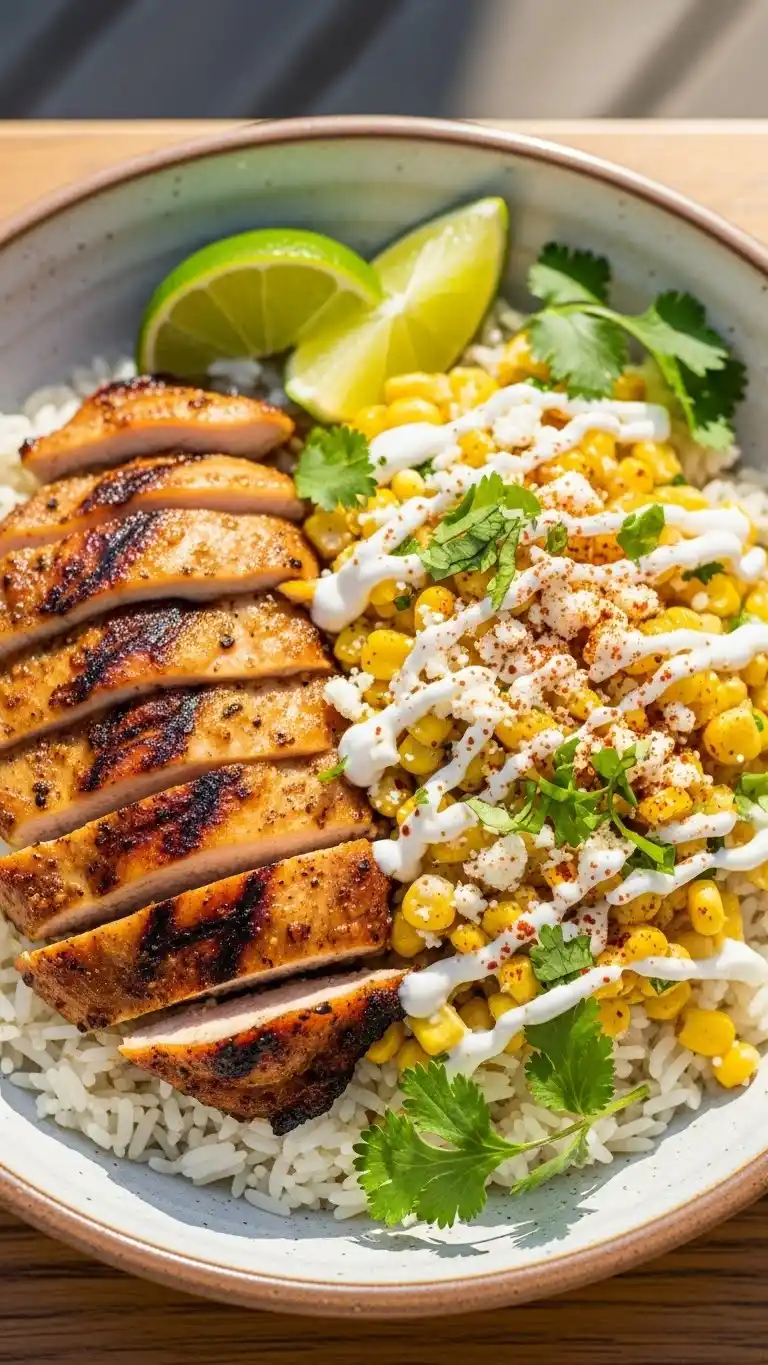 Street Corn Chicken Rice Bowl 3