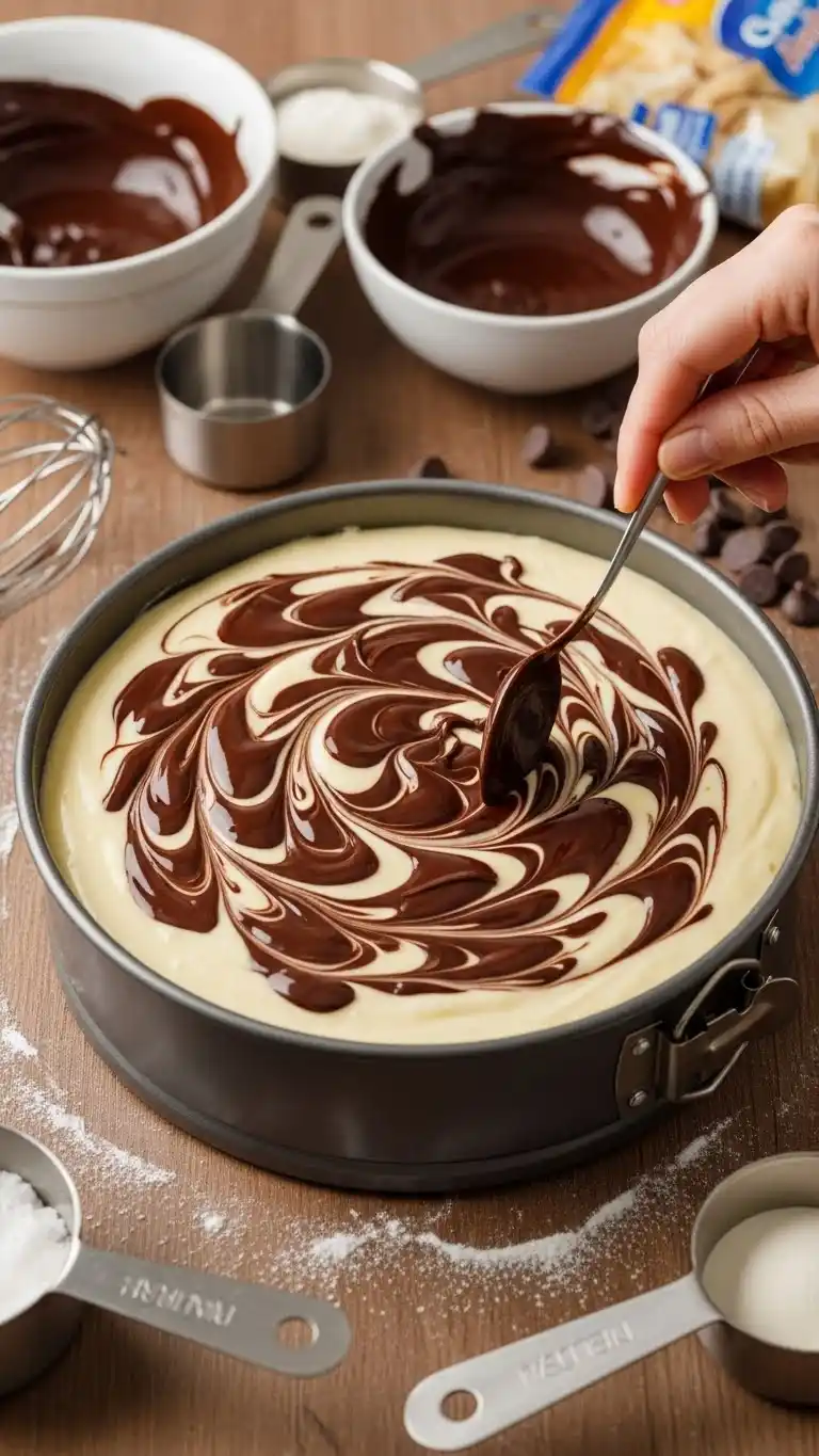 Chocolate Swirl Cheesecake 2