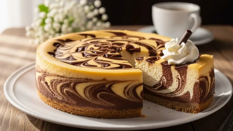 Chocolate Swirl Cheesecake