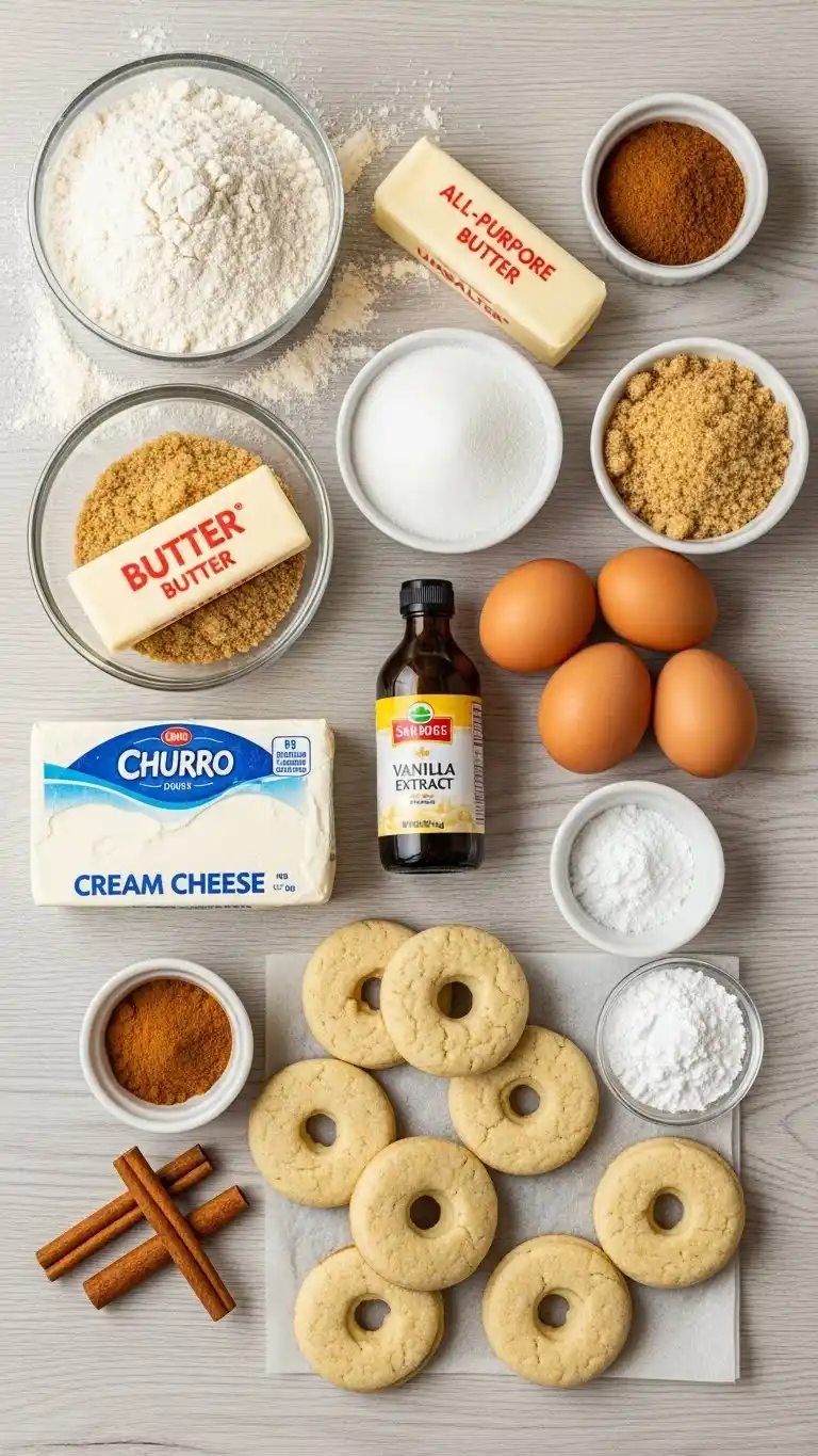 Churro Cheesecake Donut Cookies 1