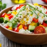 Cottage Cheese and Bell Pepper Salad