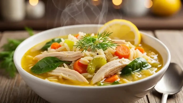 Crockpot Lemon Chicken Soup