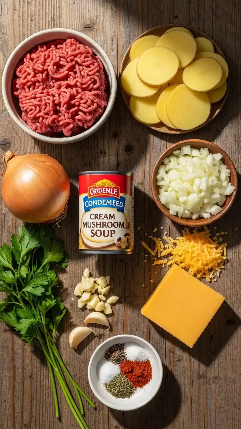 Ground Beef and Potatoes Casserole 1