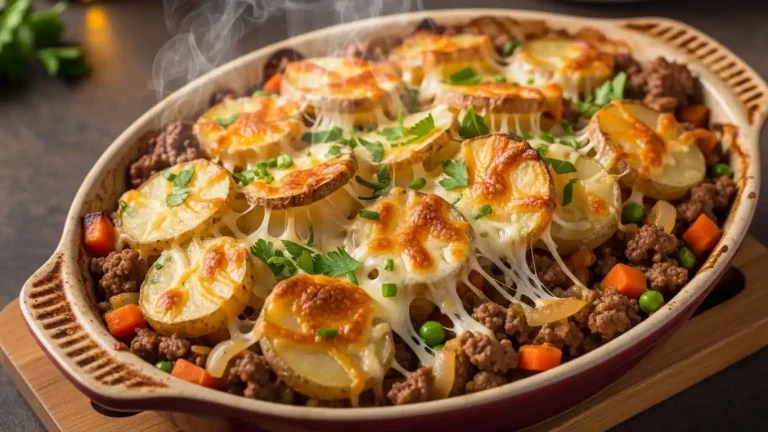 Ground Beef and Potatoes Casserole