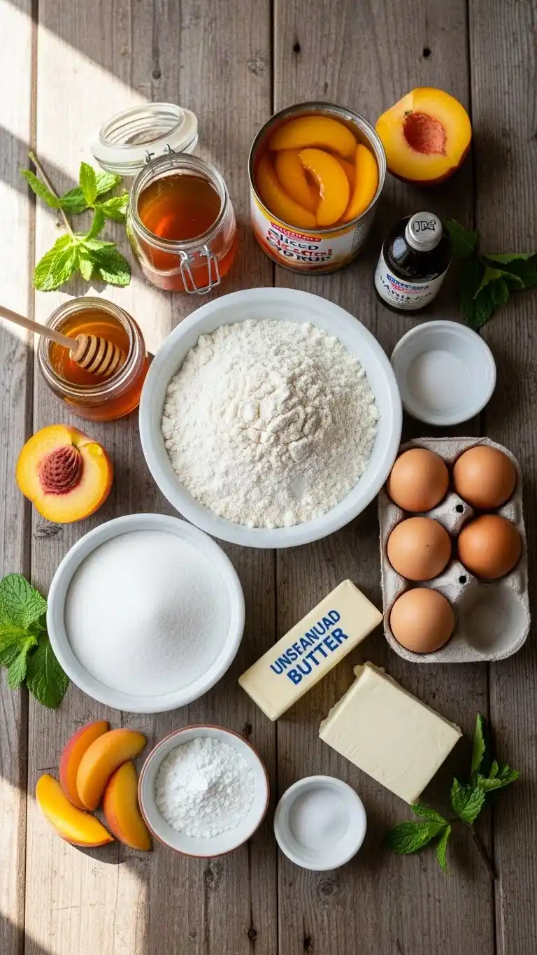 Honey Peach Cream Cheese Cupcakes 1