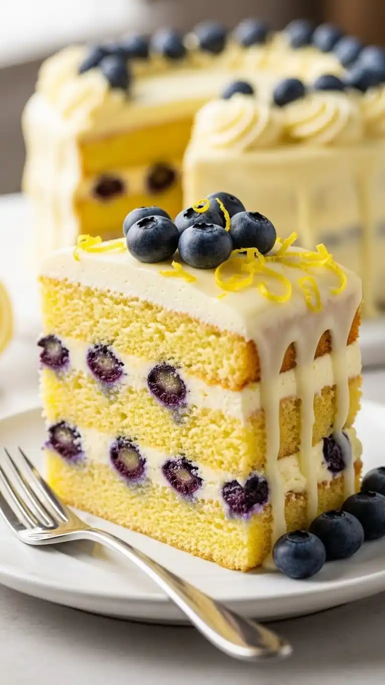 Lemon Blueberry Cake 3
