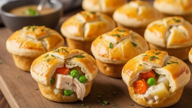 Mini Chicken Pot Pies Muffins