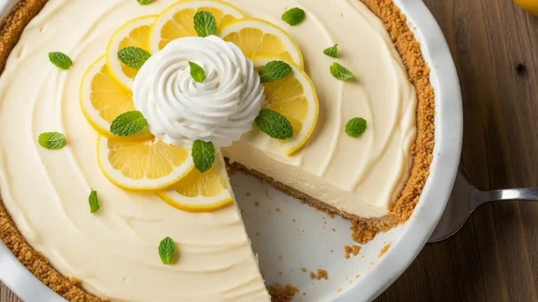 NO BAKE LEMON PIE