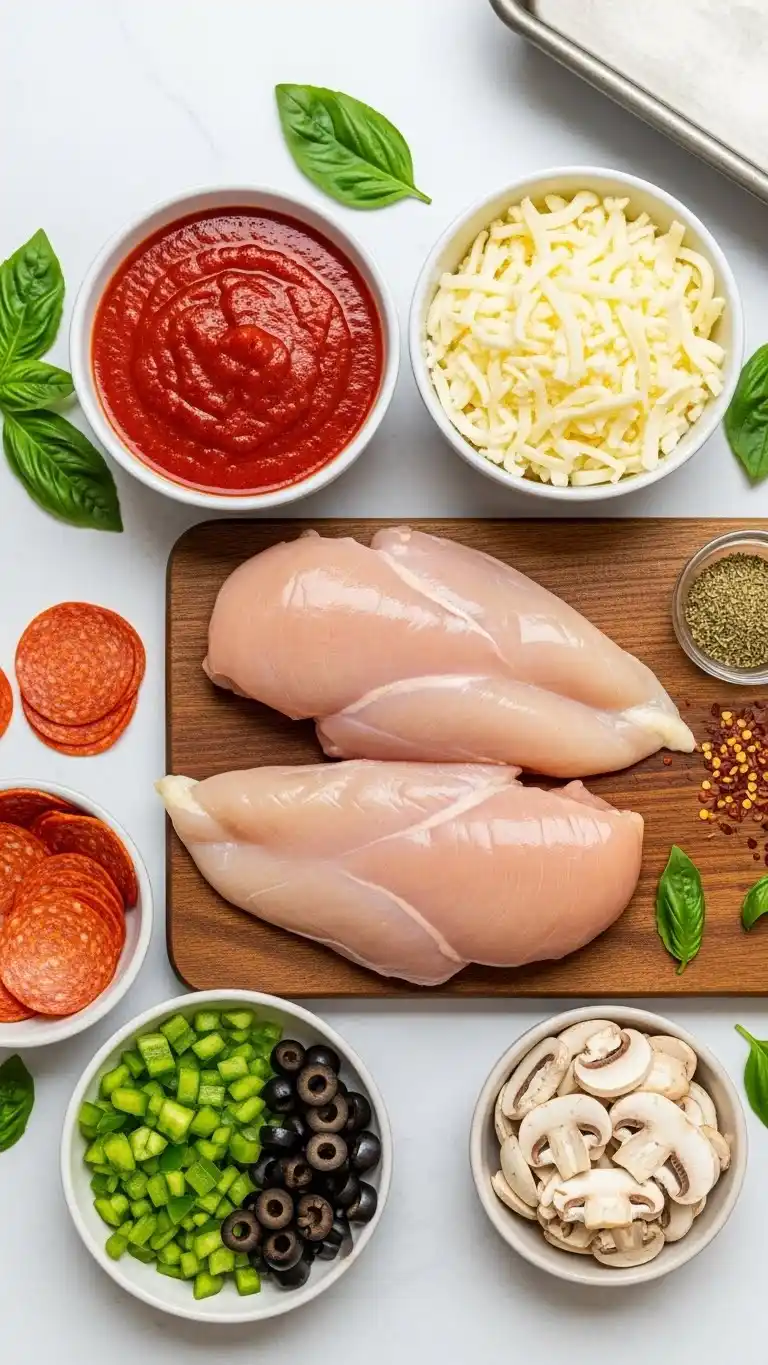 Pizza Stuffed Chicken Breasts 1