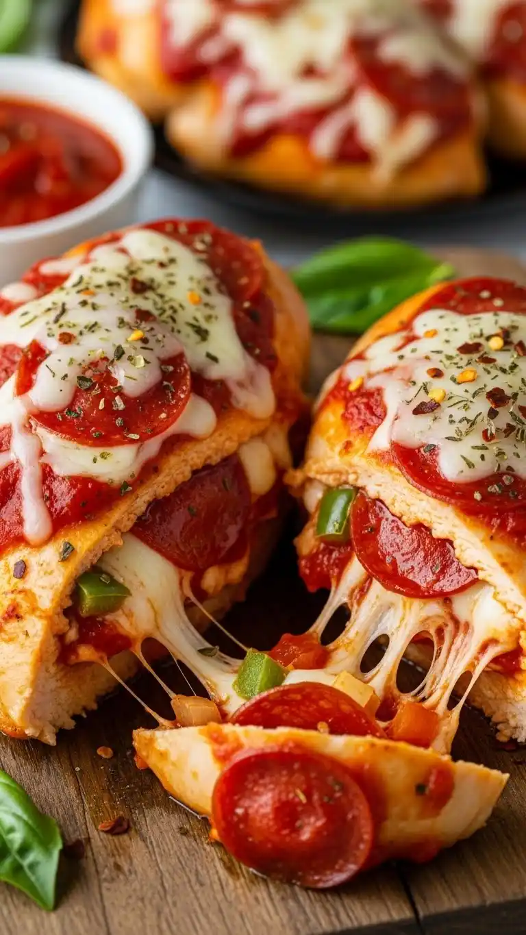 Pizza Stuffed Chicken Breasts 3