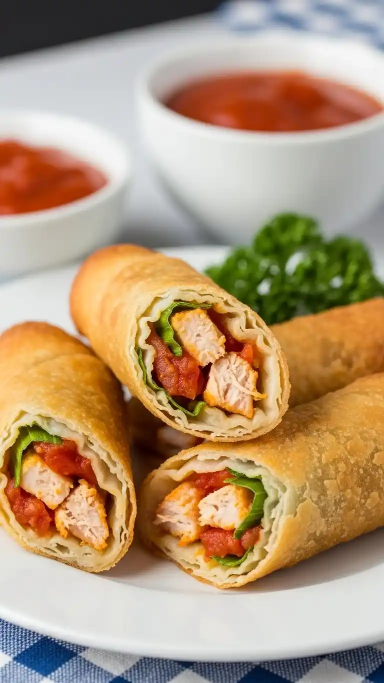 Southwest Chicken Egg Rolls 3