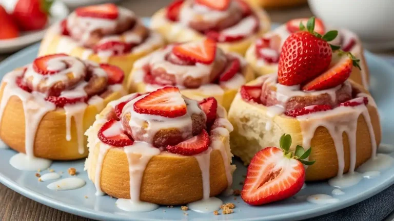 Strawberry Cinnamon Rolls