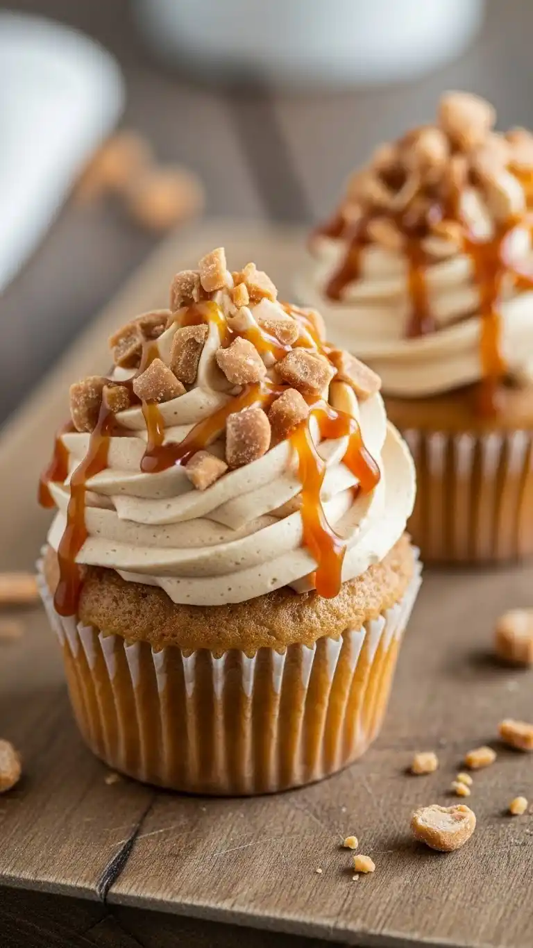 Toffee Crunch Cupcakes 3
