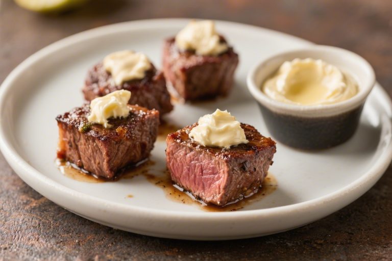 Cowboy Butter Steak Bites